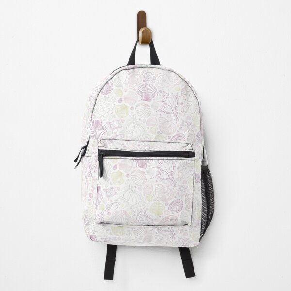 Item preview, Vector white pastel colours repeat pattern with variety of seashells.  designed and sold by jamiesoondesign.