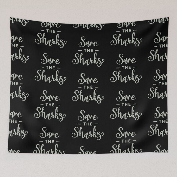 Item preview, Save the Sharks - Black  designed and sold by KristinaTrott.