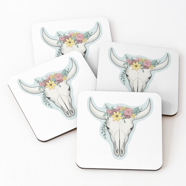 Item preview, Bull Skull in Bloom designed and sold by Giannamo519.