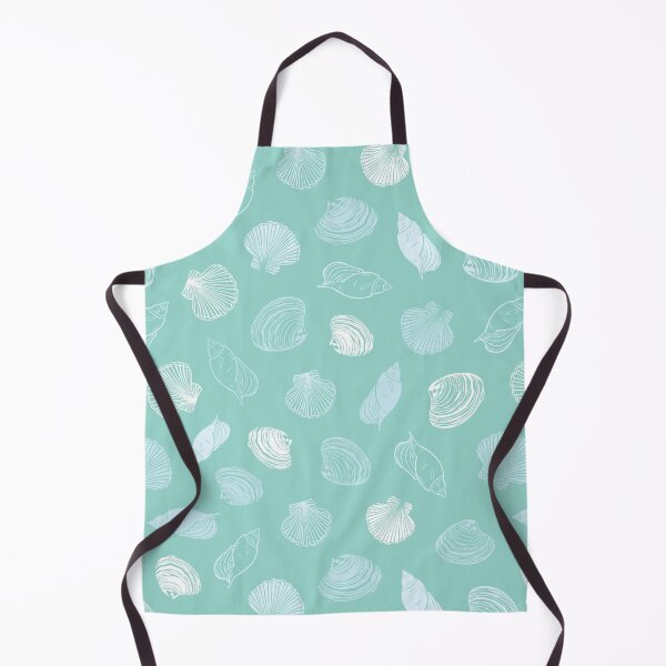 Item preview, Vector pastel light blue seashells paradise repeat pattern.  designed and sold by jamiesoondesign.