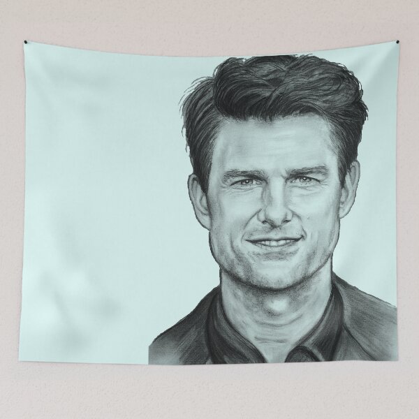 Item preview, Tommy Impossible original charcoal portrait drawing mint   designed and sold by GittaG74.