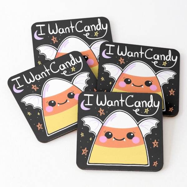 Item preview, I Want Candy Cute Vampire Candycorn designed and sold by MandyRosko.