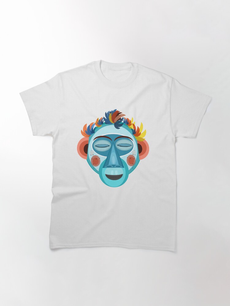 Alternate view of MOONKEY the Monkey - Meditation Classic T-Shirt