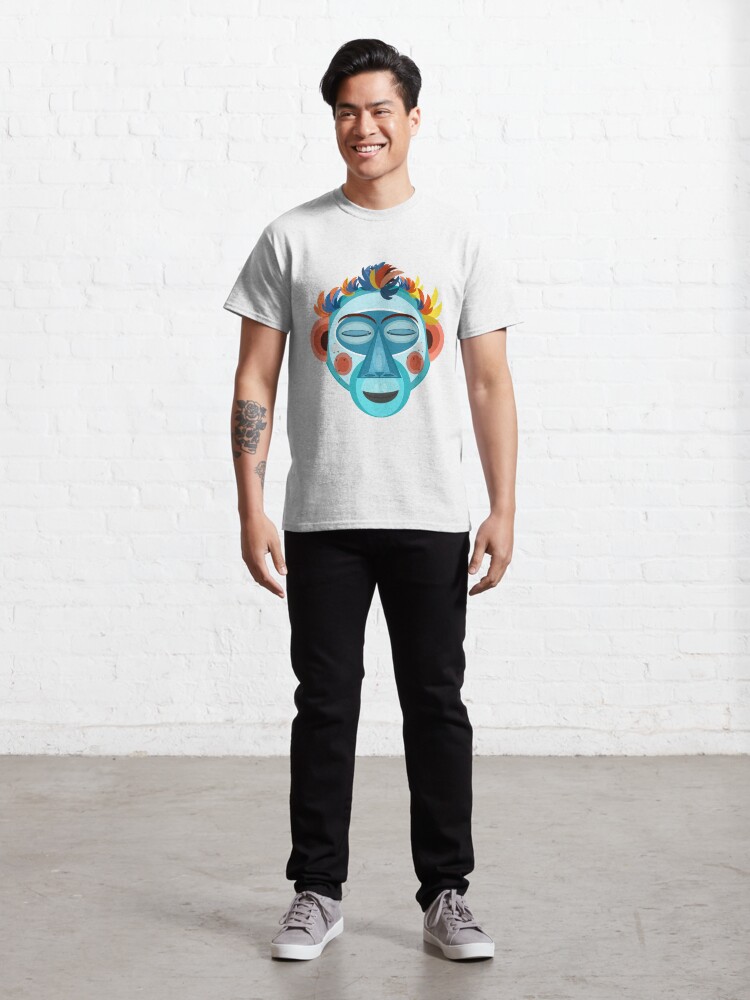Alternate view of MOONKEY the Monkey - Meditation Classic T-Shirt
