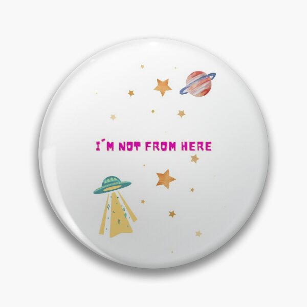 Item preview, I’m not from here, space,UFO designed and sold by FruTea.