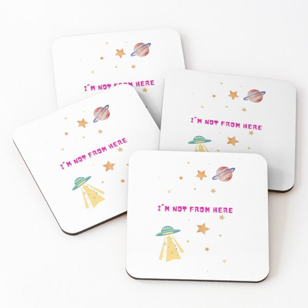 Item preview, I’m not from here, space,UFO designed and sold by FruTea.