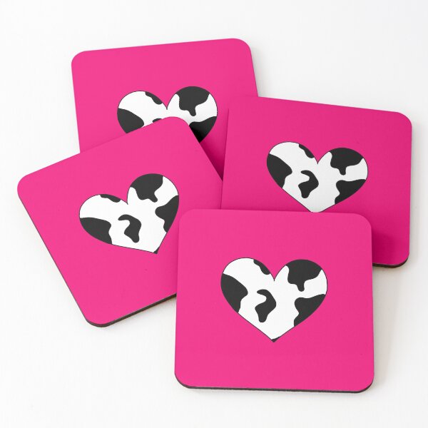 Item preview, Cow pattern love heart  designed and sold by tripanthias.
