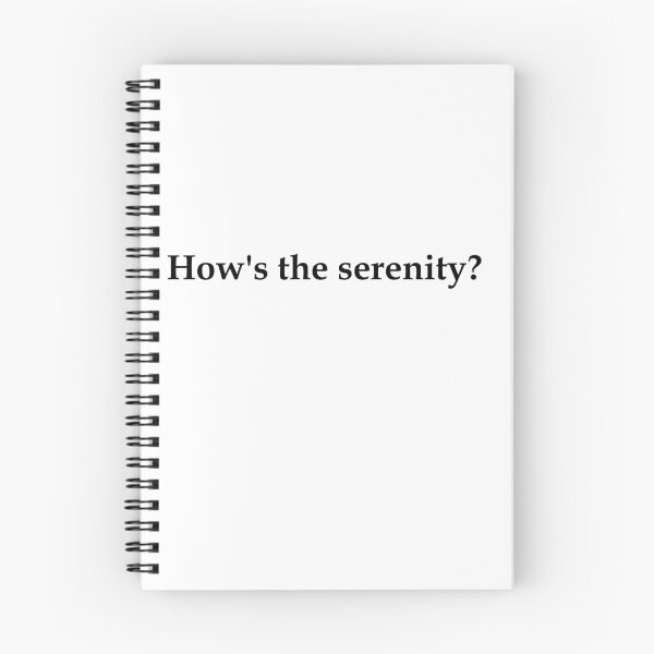 Item preview, How's the serenity? designed and sold by sunburntland australiana.