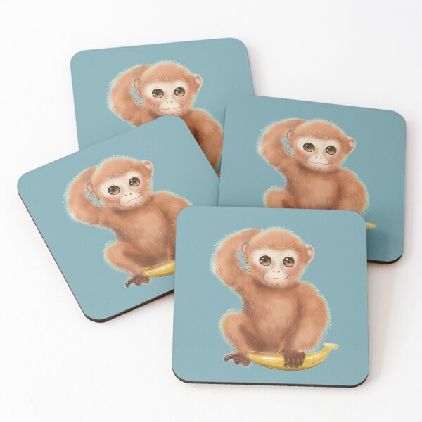Item preview, The monkey and his banana designed and sold by Karine Dupras.