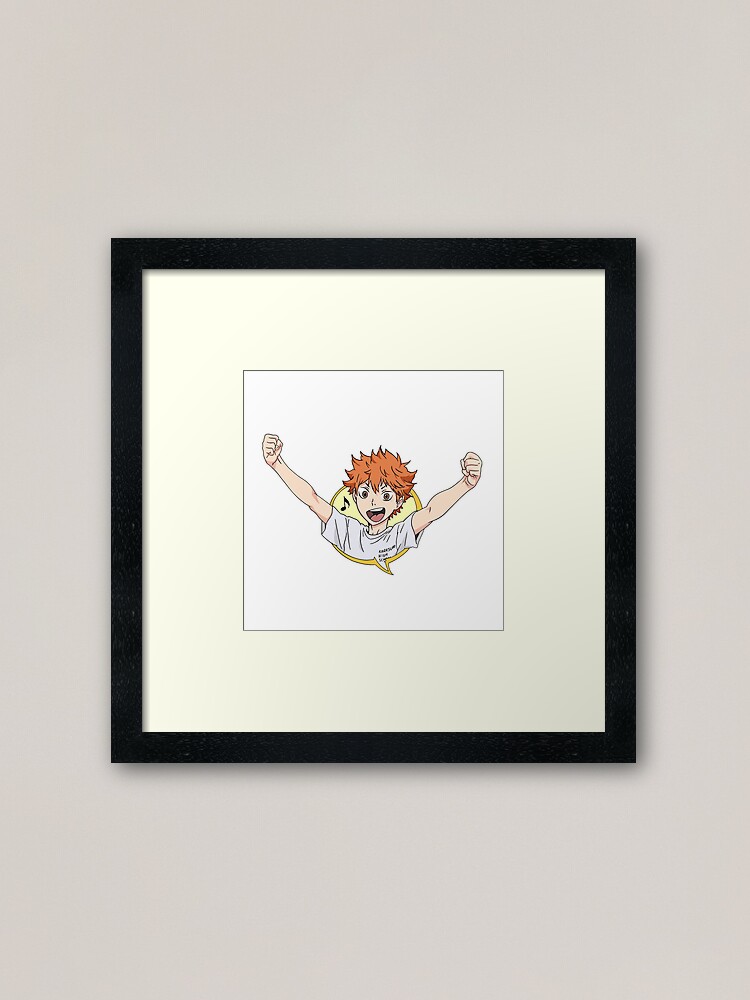 Haikyuu Poster Season 1 Framed On Paper Print