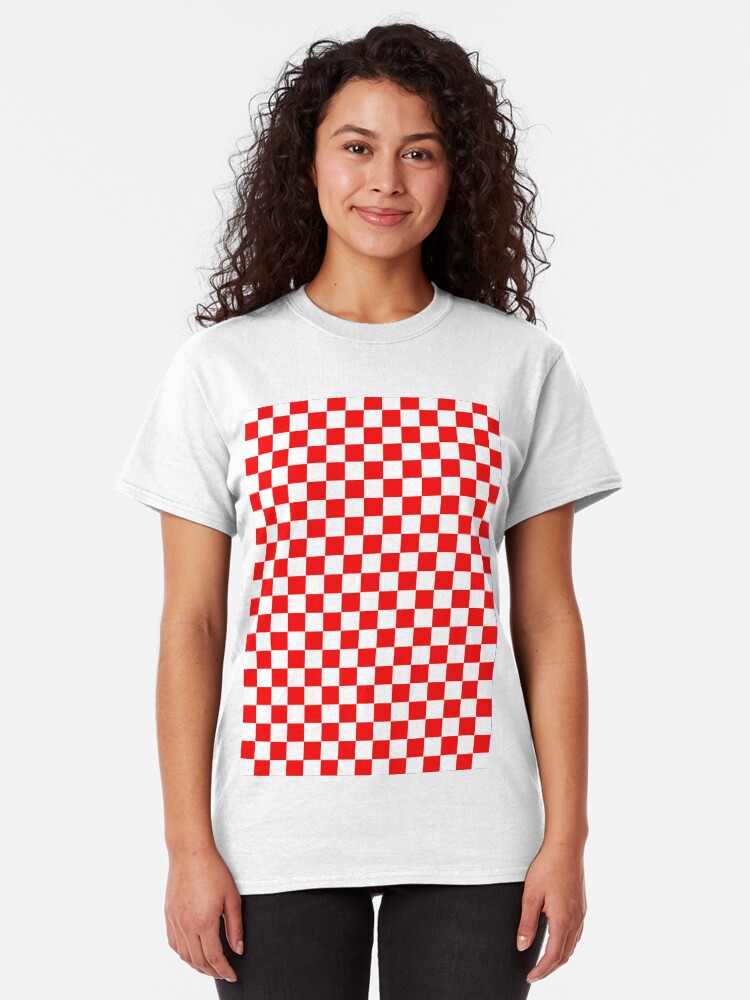 checkerboard tee