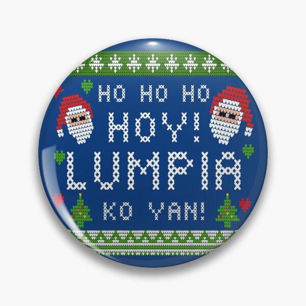 Item preview, HO HO HOY LUMPIA KO YAN SANTA PINOY CHRISTMAS designed and sold by aydapadi.