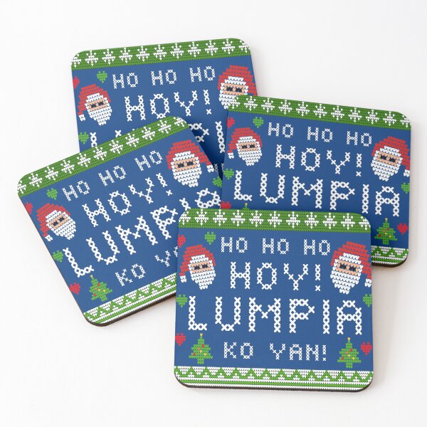 Item preview, HO HO HOY LUMPIA KO YAN SANTA PINOY CHRISTMAS designed and sold by aydapadi.