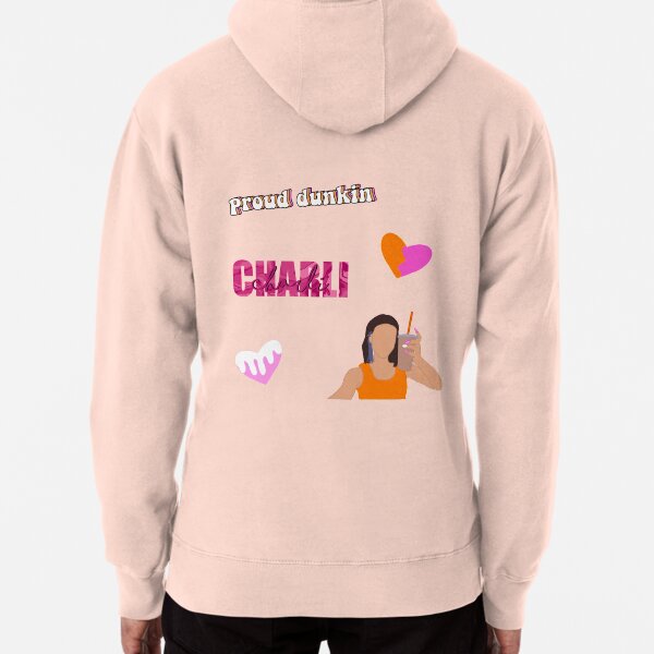 Charli damelio merch discount hoodie dunkin donuts