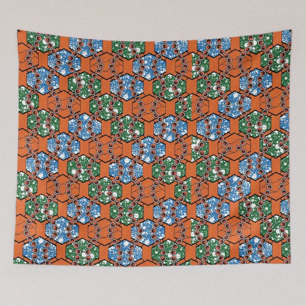 Item preview, African Inspired Fabric Patterns - Fenfo - Ankara 1285 designed and sold by SammyBad.