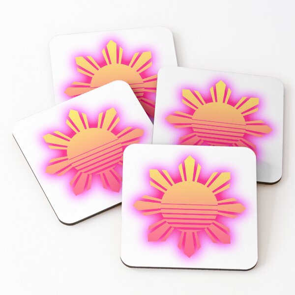 Item preview, Philippines Synthwave Sun with glow designed and sold by rickcel.