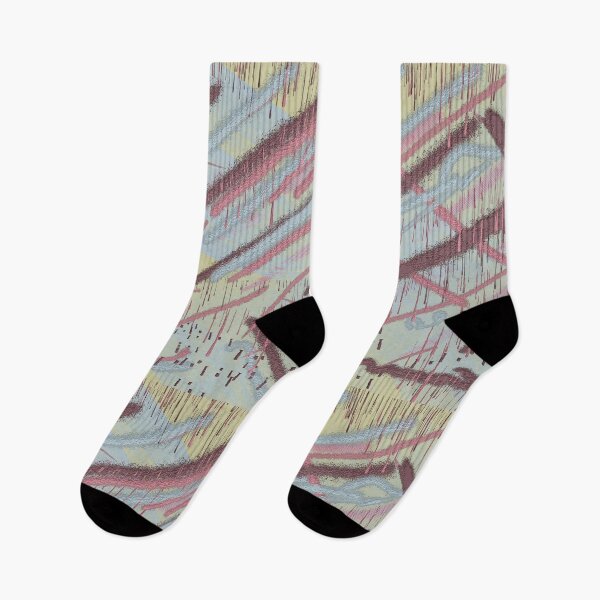 Item preview, Panoramic improvisation in green, pinks, and blue designed and sold by Bentley Davis.