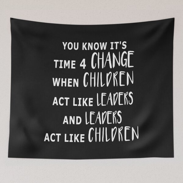 Item preview, Children act like leaders climate change gift designed and sold by CareShare Design.
