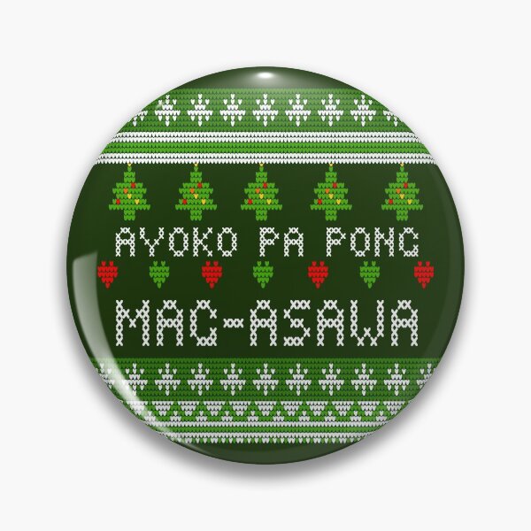 Item preview, PINOY UGLY XMAS SWEATER AYOKO PA PO MAG ASAWA GREEN designed and sold by aydapadi.