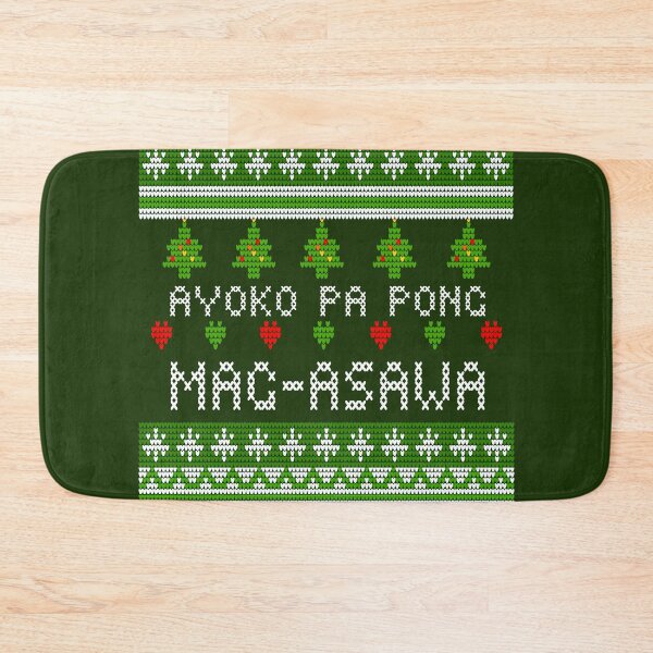 Item preview, PINOY UGLY XMAS SWEATER AYOKO PA PO MAG ASAWA GREEN designed and sold by aydapadi.
