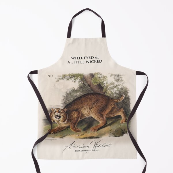 Item preview, American Wildcat, Lynx by J.J. Audubon 1842 designed and sold by ebrawne.