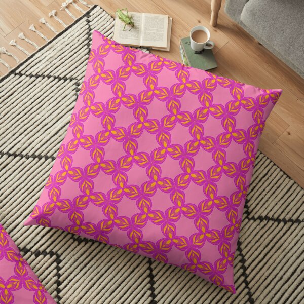 Lady Flowers Floor Pillow