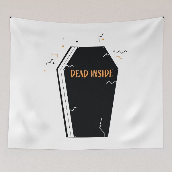 Item preview, Halloween spooky dead inside designed and sold by Happiness Creators.