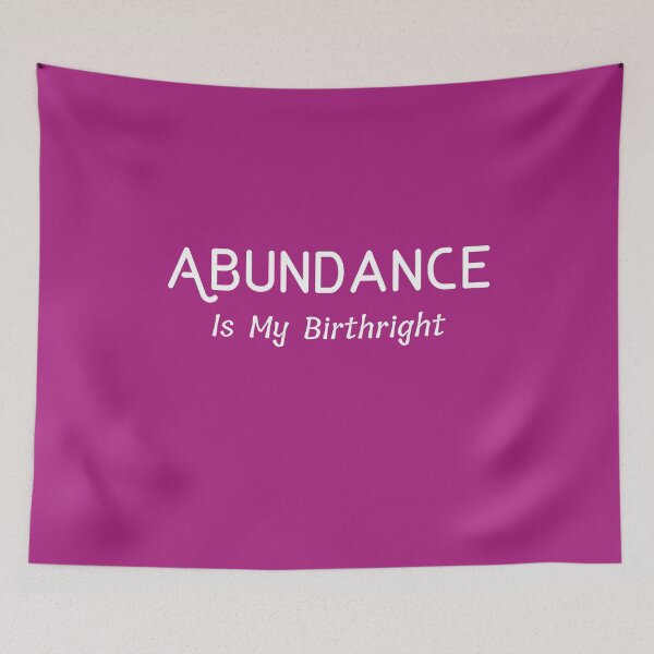 Item preview, Abundance Is My Birthright: Purple Selection designed and sold by Intuitive Engines Apparel Co..