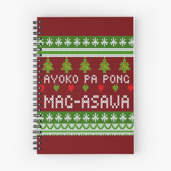 Item preview, PINOY UGLY XMAS SWEATER AYOKO PA PO MAG ASAWA RED designed and sold by aydapadi.