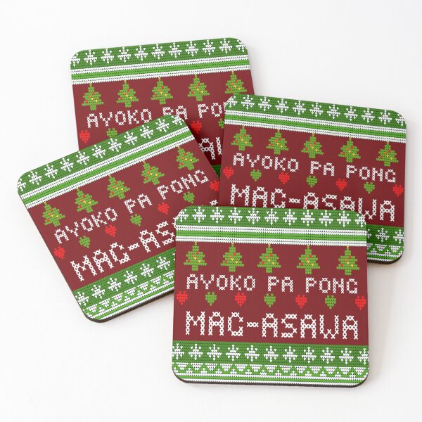 Item preview, PINOY UGLY XMAS SWEATER AYOKO PA PO MAG ASAWA RED designed and sold by aydapadi.