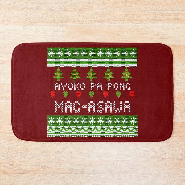 Item preview, PINOY UGLY XMAS SWEATER AYOKO PA PO MAG ASAWA RED designed and sold by aydapadi.