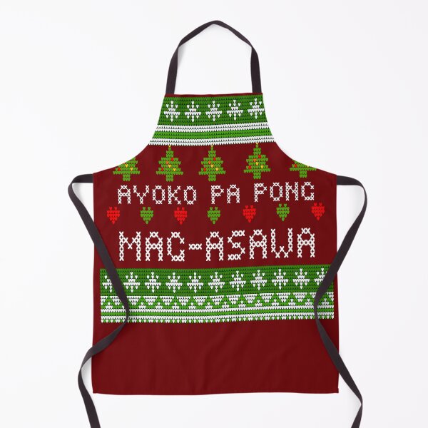 Item preview, PINOY UGLY XMAS SWEATER AYOKO PA PO MAG ASAWA RED designed and sold by aydapadi.