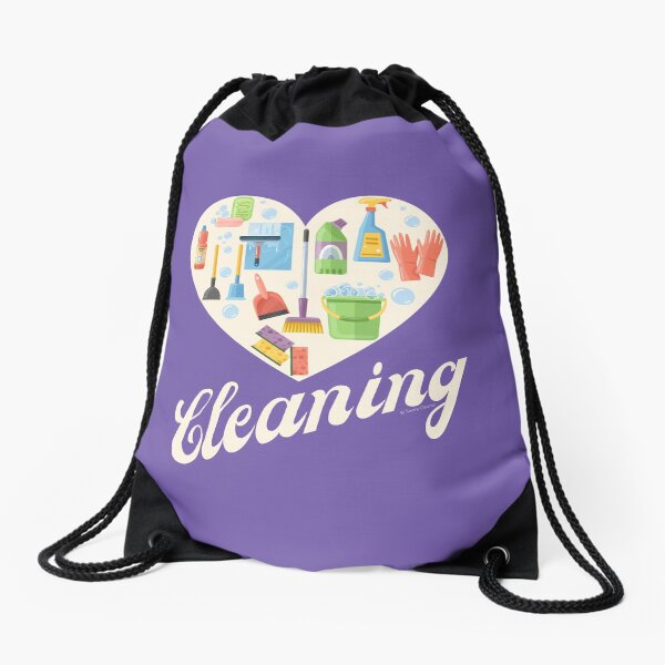 Item preview, Heart Cleaning, Cleaning Crew Gifts, Motivation Inspiration Graphic designed and sold by SavvyCleaner.