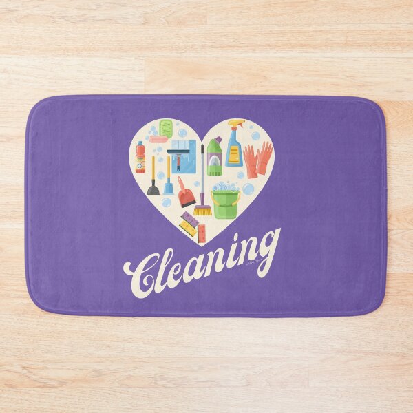 Item preview, Heart Cleaning, Cleaning Crew Gifts, Motivation Inspiration Graphic designed and sold by SavvyCleaner.