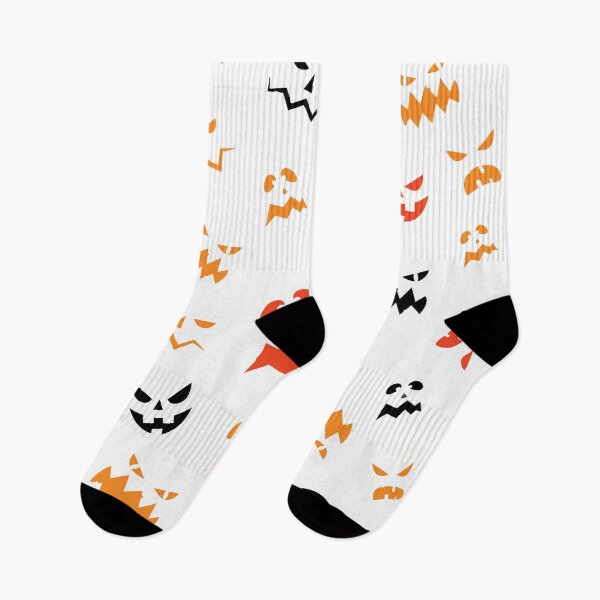 Item preview, Halloween pumpkin face pattern designed and sold by Happiness Creators.