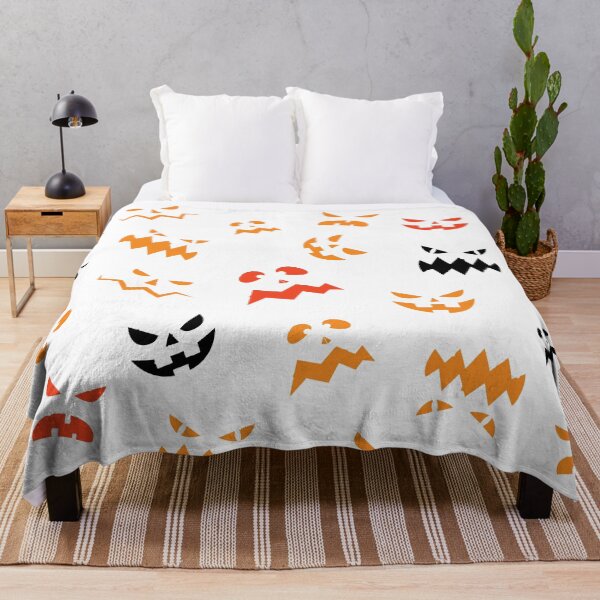 Item preview, Halloween pumpkin face pattern designed and sold by Happiness Creators.