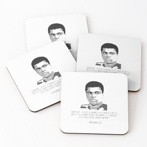 Item preview, Muhammad Ali Friendship Quote designed and sold by CreativeEmpires.