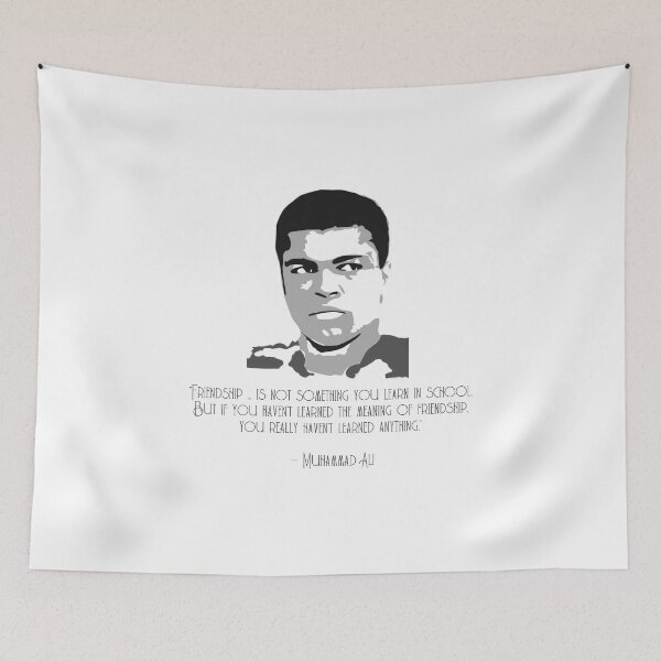 Artikelvorschau, Muhammad Ali Freundschaftszitat entworfen und verkauft von CreativeEmpires.