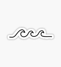 Triple Wave Sticker