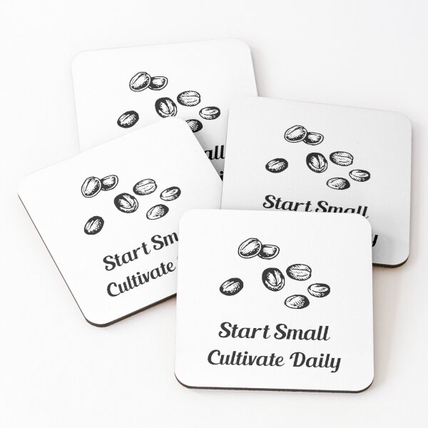 Item preview, Start Small Cultivate Daily designed and sold by minynature.