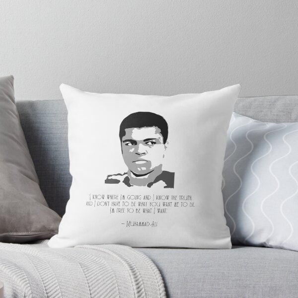 Item preview, Muhammad Ali I Know Where I’m Going Quote designed and sold by CreativeEmpires.