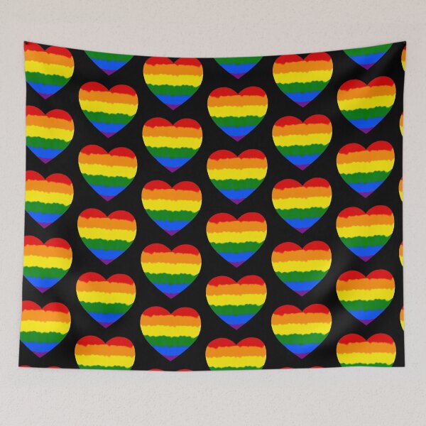 Item preview, Rainbow heart Rainbow Pride By Bent Sentiments LGBT gay lesbian interest  designed and sold by bentsentiments.