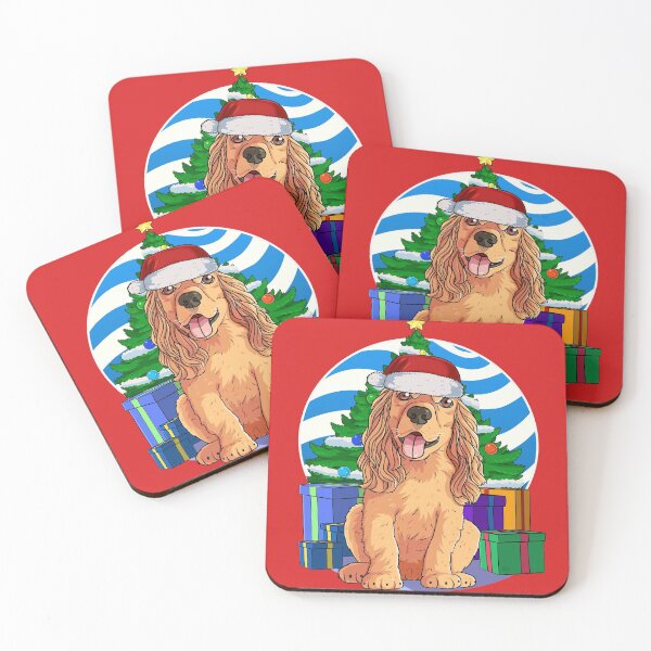 Item preview, Cocker Spaniel Santa Christmas Tree Ornament Decor designed and sold by Nosek1ng.