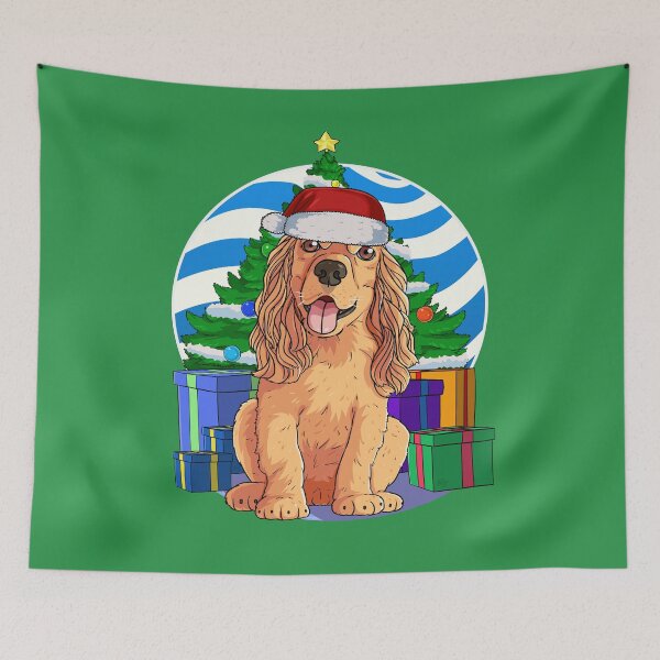 Item preview, Cocker Spaniel Santa Christmas Tree Ornament Decor designed and sold by Nosek1ng.