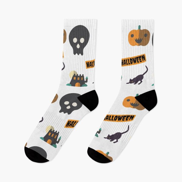 Item preview, I love scary death Halloween day with Bat Halloween of Halloween patterns set designed and sold by CrownsStore.