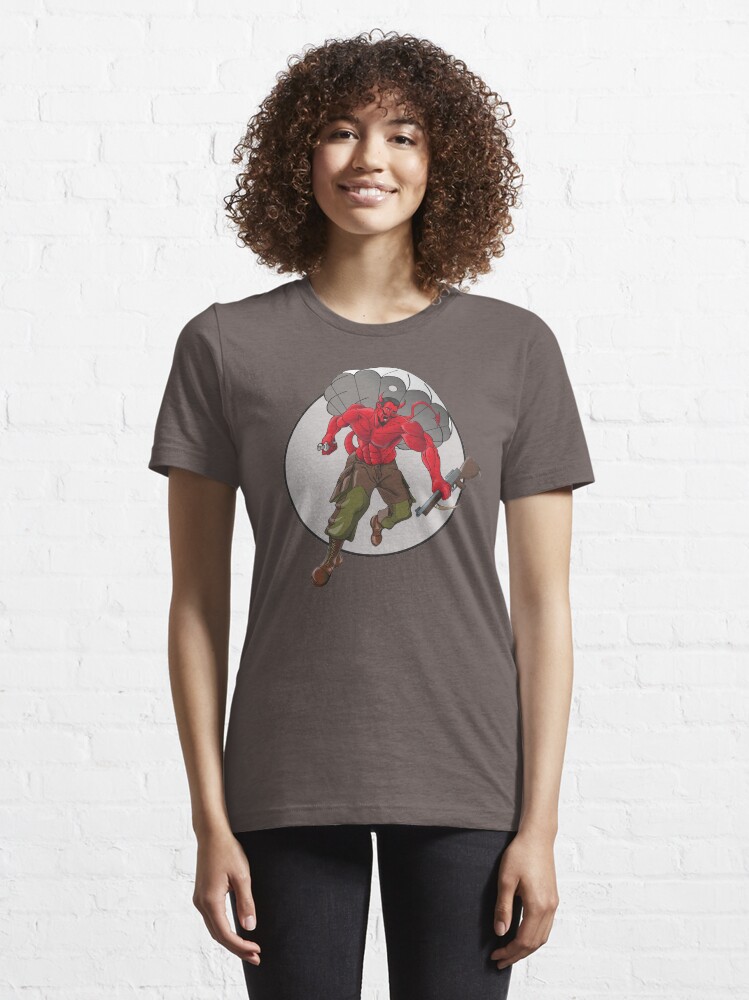 Alternate view of Airborne Devil Essential T-Shirt