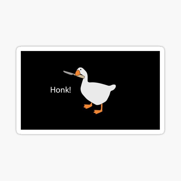 "Goose Honk" Sticker for Sale by Alkamorda Redbubble