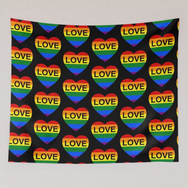 Item preview, Rainbow Love Heart Rainbow Pride By Bent Sentiments LGBT gay lesbian interest  designed and sold by bentsentiments.