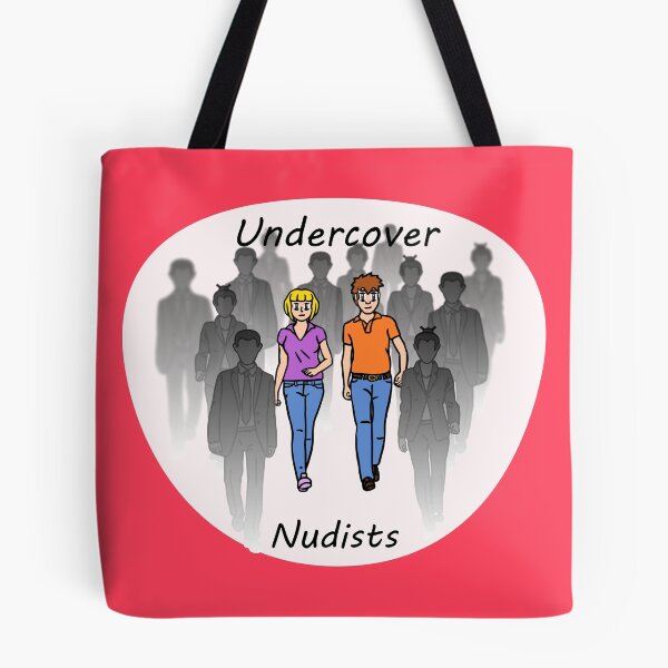 Item preview, Undercover Nudists (Couple) designed and sold by Nude-is-Life.