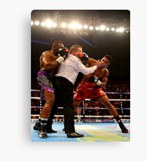 Anthony Joshua Dillian Whyte Referee Fail Canvas Print